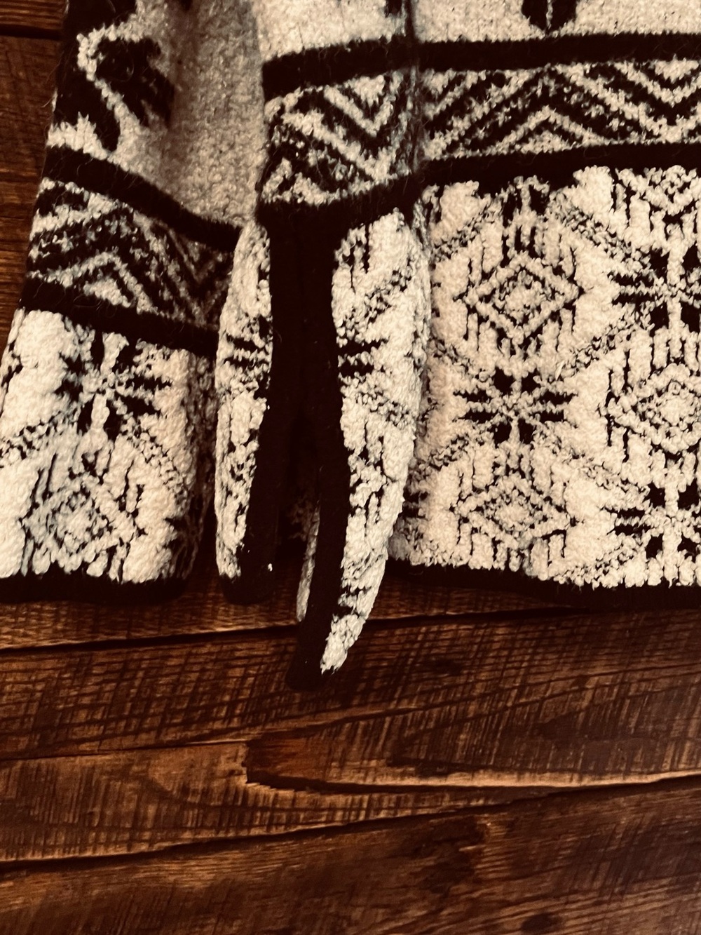 Anthropologie Moth Alaskan Half Zip Nordic Print Sweater - Picture 5 of 5